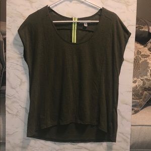 AE top with colored zipper!